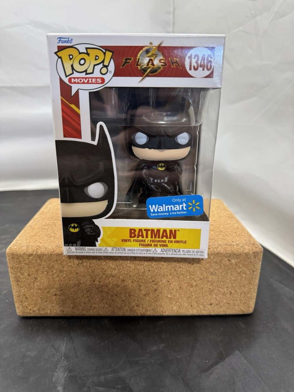 Funko Pop The Flash Batman 1346 Walmart Exclusive Vaulted Michael Keaton DC New
